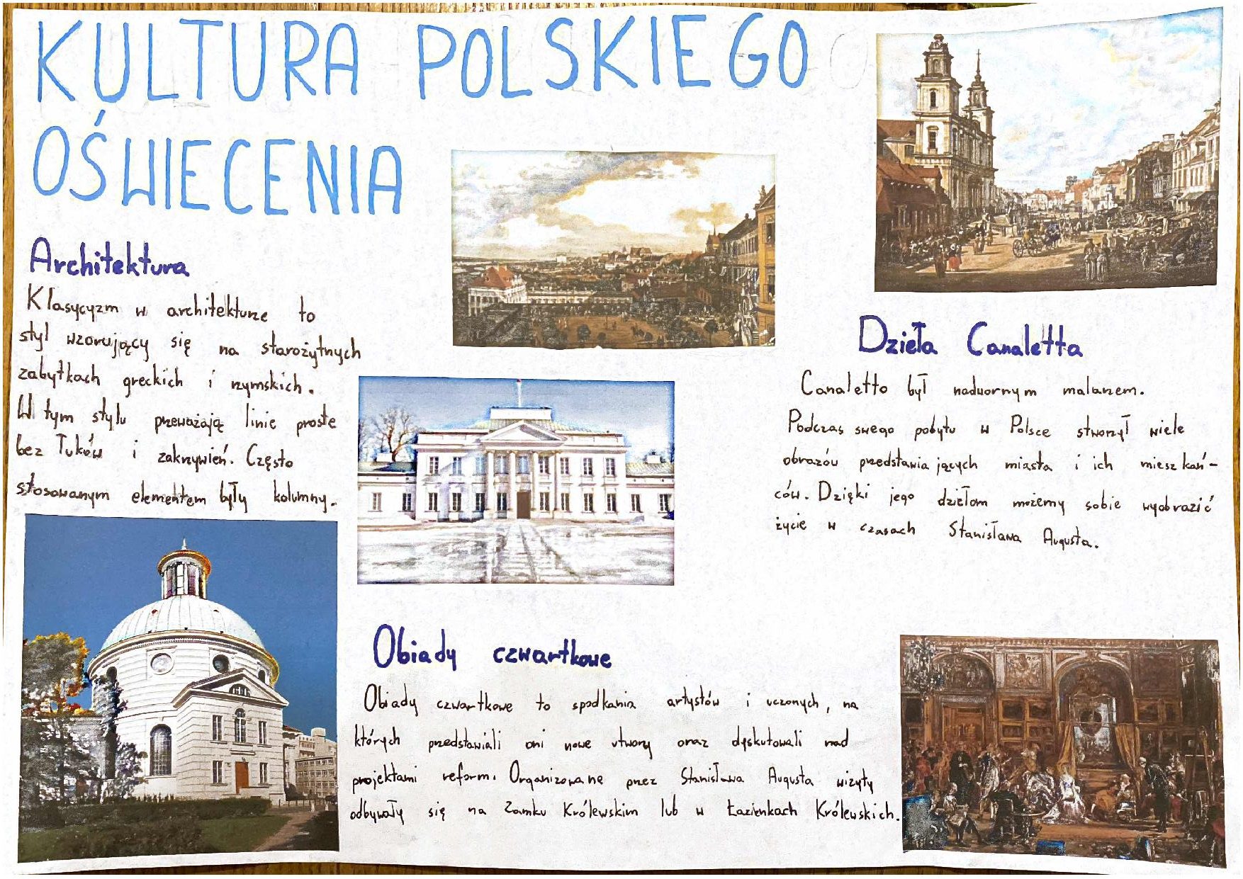 Kultura Polskiego Oświecenia. Uczniowie Klas Szóstych Zaprezentowali W ...