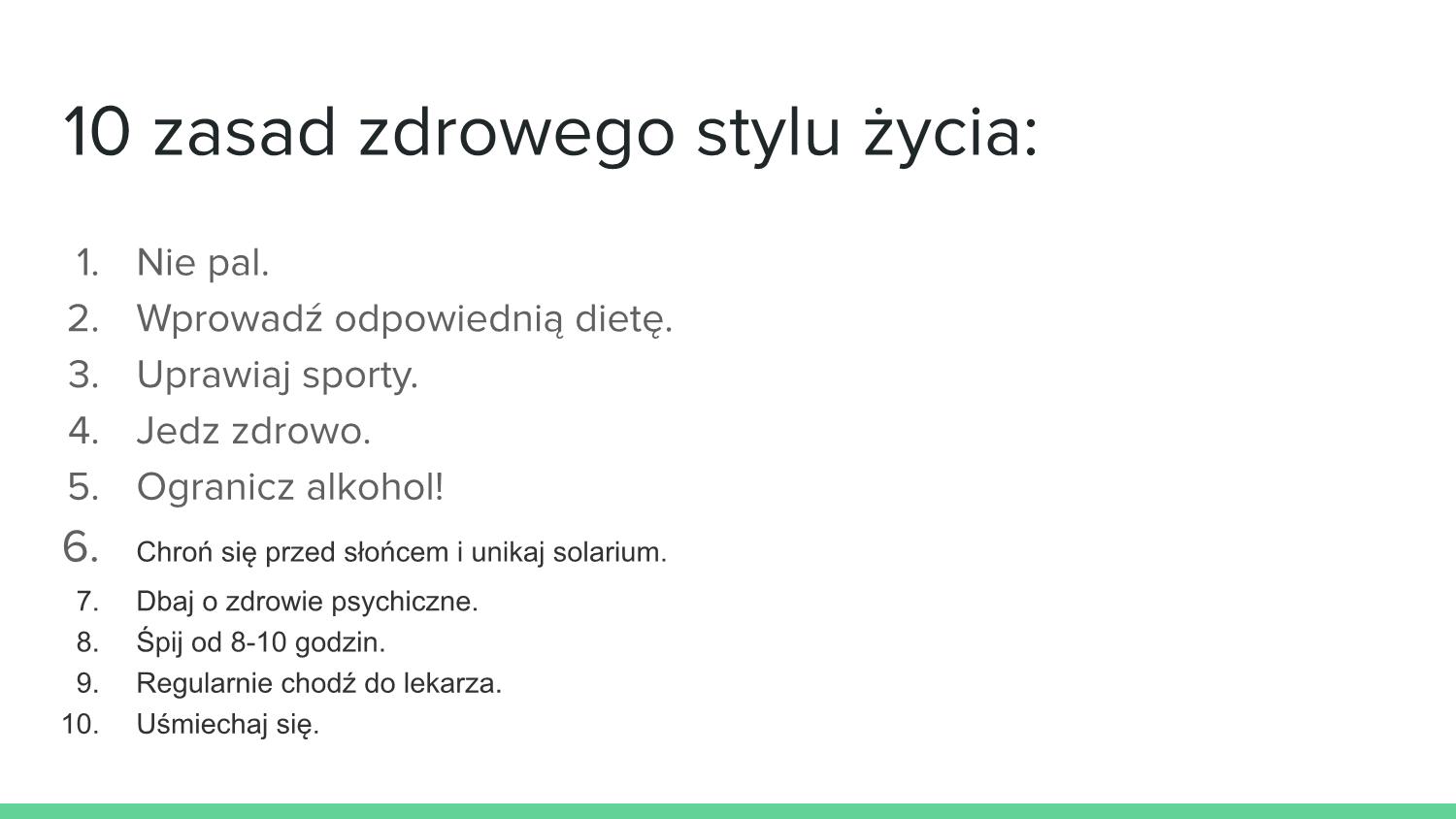 Kilka Informacji PrzypominajĄcych Dlaczego Warto ProwadziĆ Zdrowy Tryb Życia Szkoła Podstawowa 1150