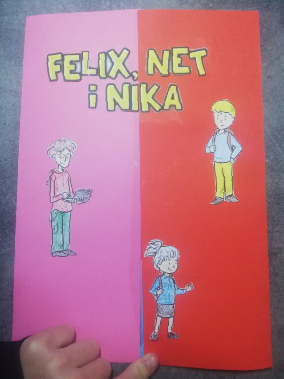 Felix Net I Nika Gang Niewidzialnych Ludzi Tekst Felix, Net i Nika oraz Gang Niewidzialnych Ludzi w Lapbook`ach kl. 6d